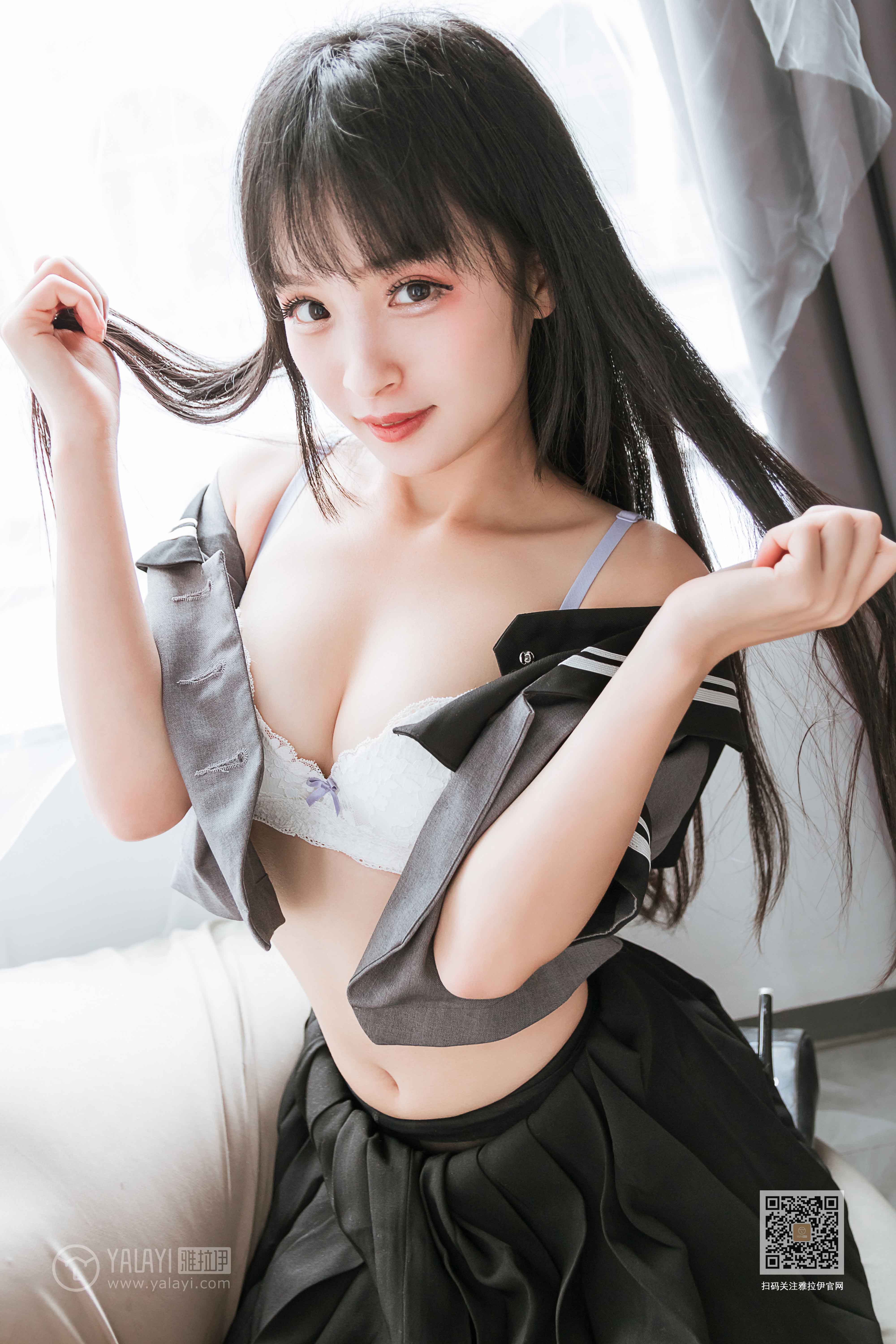 [YALAYI雅拉伊]2020.04.10Y601艾丽《疯狂的jk学妹》插图7
